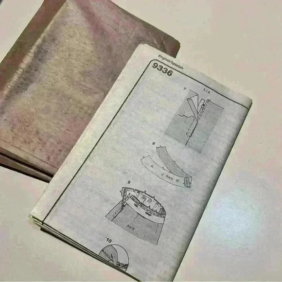 Vintage Simplicity #9336 1 Hour Pattern Misses Relaxed Fit Skirt Size 6-12 Uncut - Picture 3 of 3